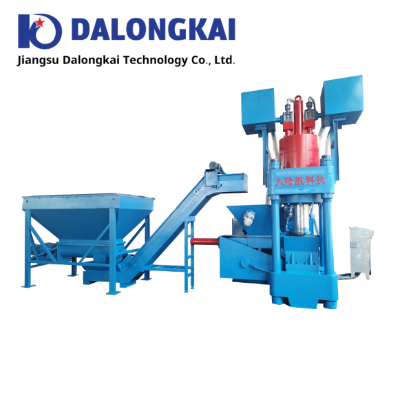 Y83L-630 vertical metal chips briquette press