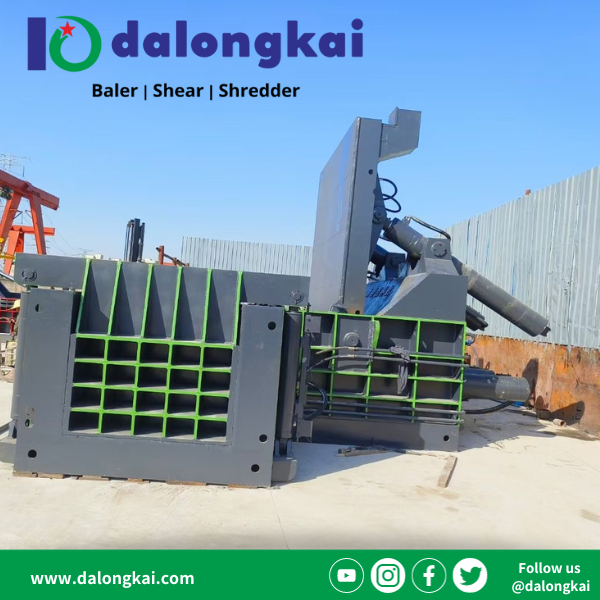 DBM-630 hydraulic metal baler in Shanghai city, CHINA