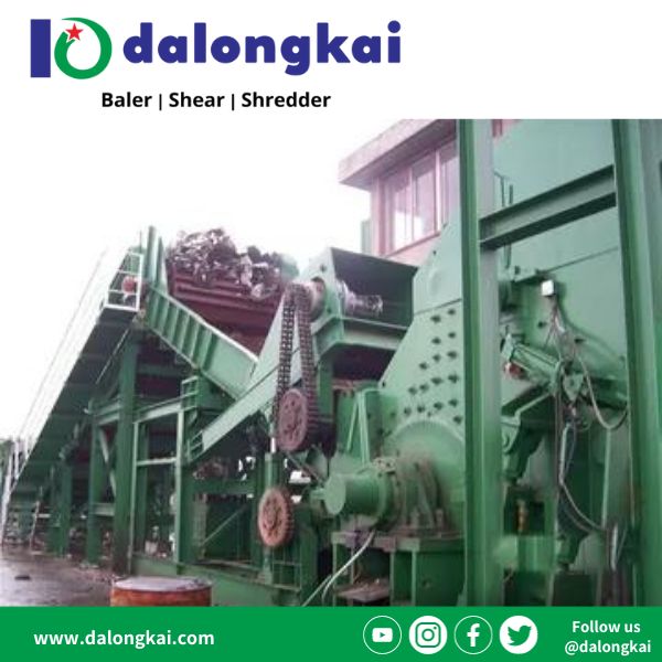 Hammer mill shredder for scrap steel