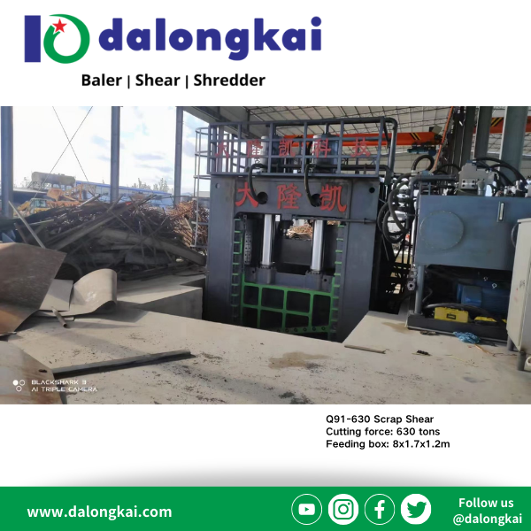 Dalongkai Q91-630 Scrap metal gantry shear