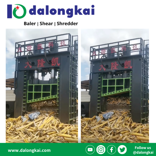 Dalongkai Q91-630 Scrap vertical gantry shear