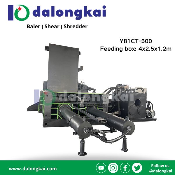 Dalongkai Y81CT-500 hydraulic metal baler