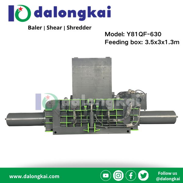 Dalongkai Y81QF-630 Scrap metal Baler