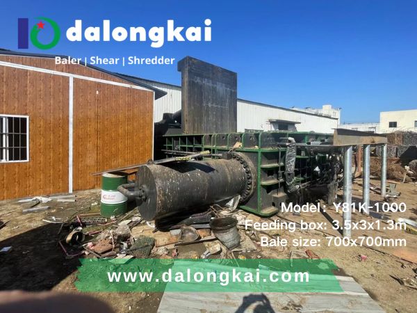 Y81K-1000 four compression scrap baler in Zhejiang Province