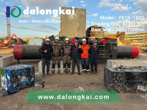 Y81K-1500 Scrap Baler in Kazakhstan in 2024